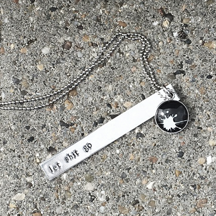 Halsband Let shit go - Littlebit Design